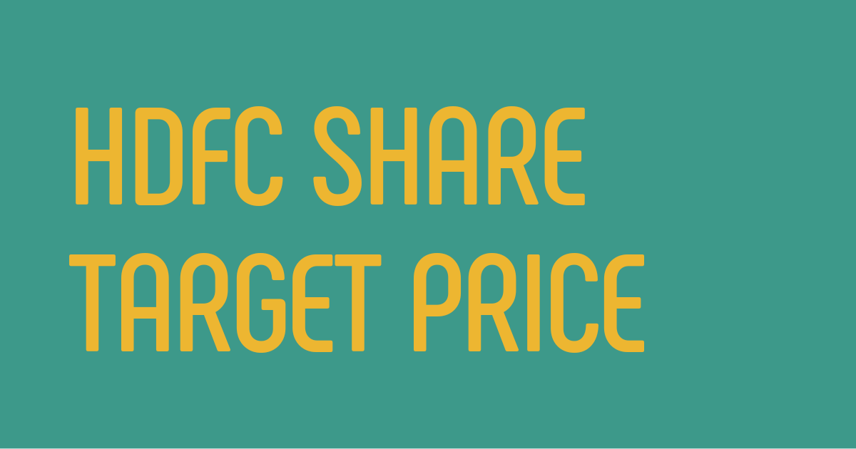 hdfc share price target