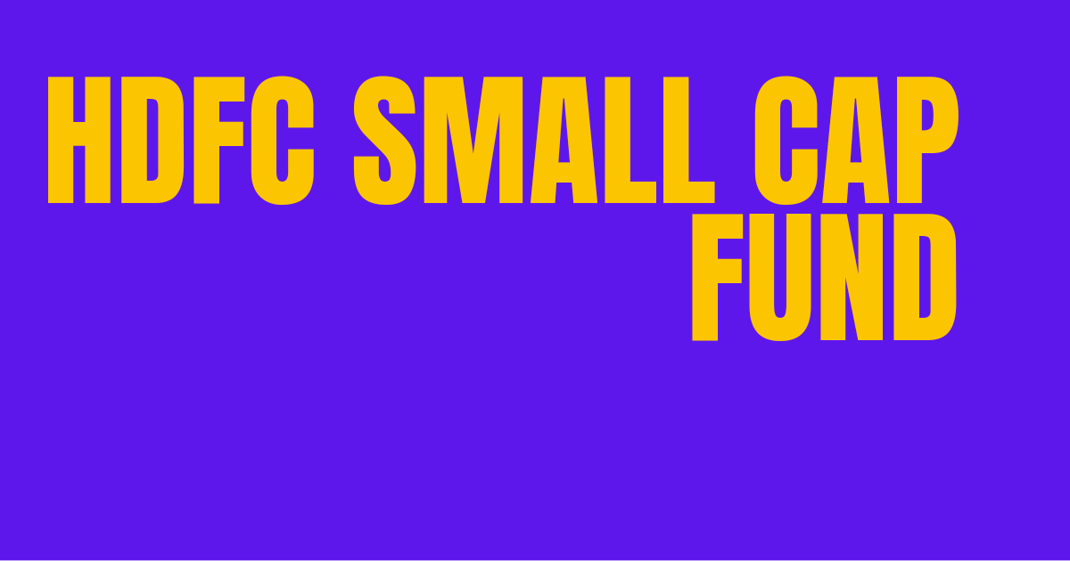 hdfc small cap fund regular growth